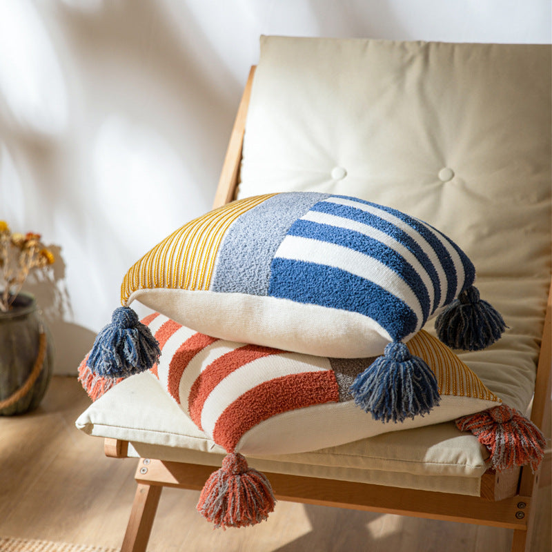 Nordisches Kissenbezug mit Karomuster – Bild 3 | LuxeStyle
