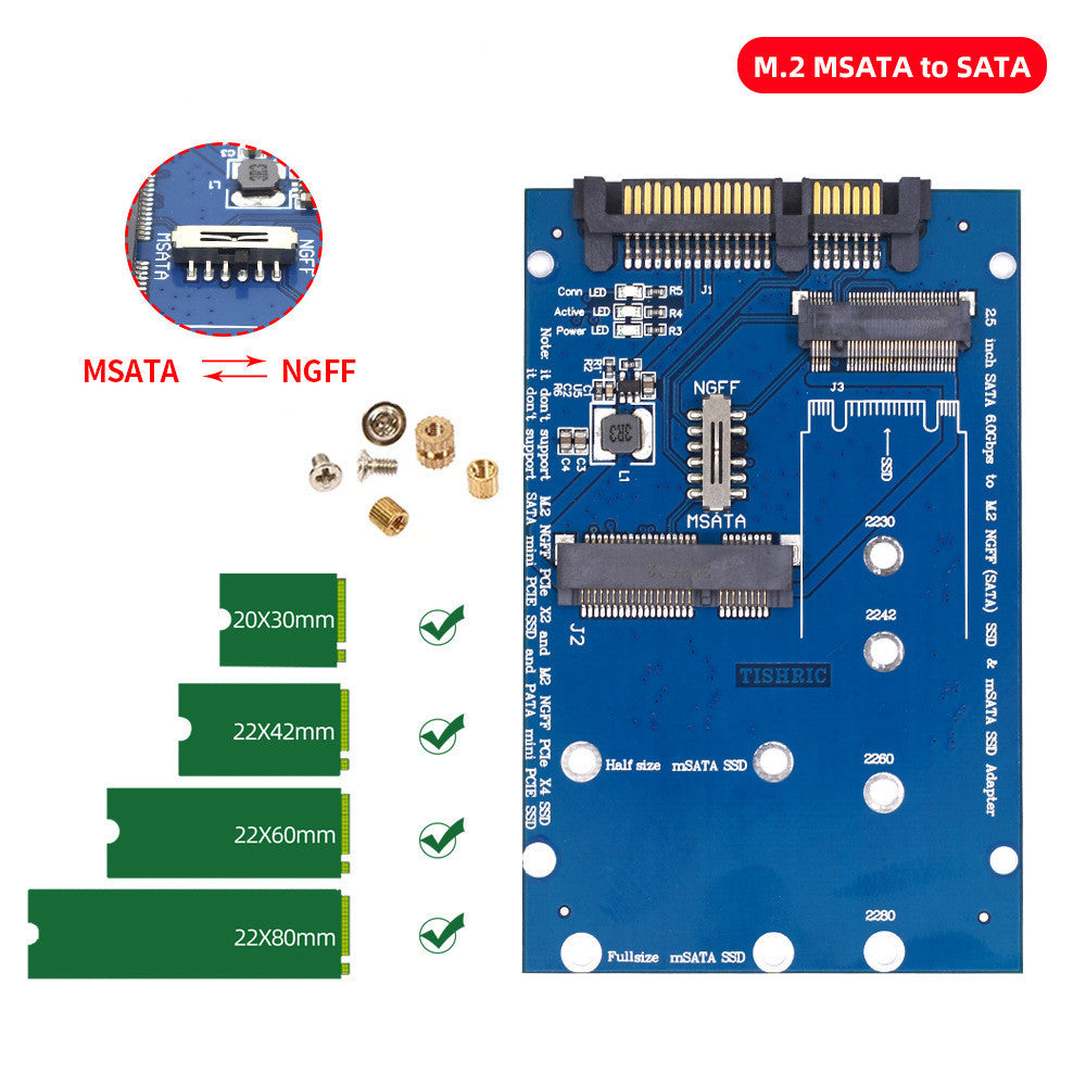 SATA3 zu M.2 NGFF MSATA SSD Konverterkarte