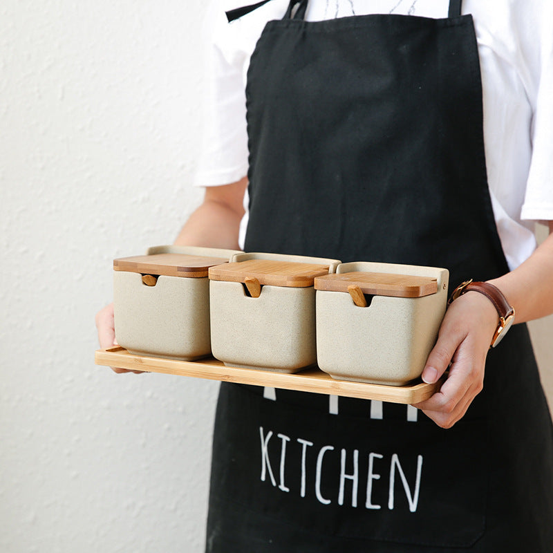 Keramik-Gewürzbox im Muschel-Design – Bild 3 | LuxeStyle