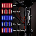 USB Rücklicht Rot-Blau für Mountainbikes – Bild 1 | LuxeStyle