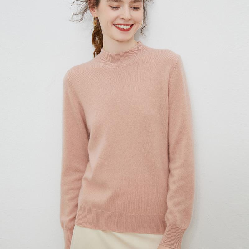 Wollpullover mit Rollkragen