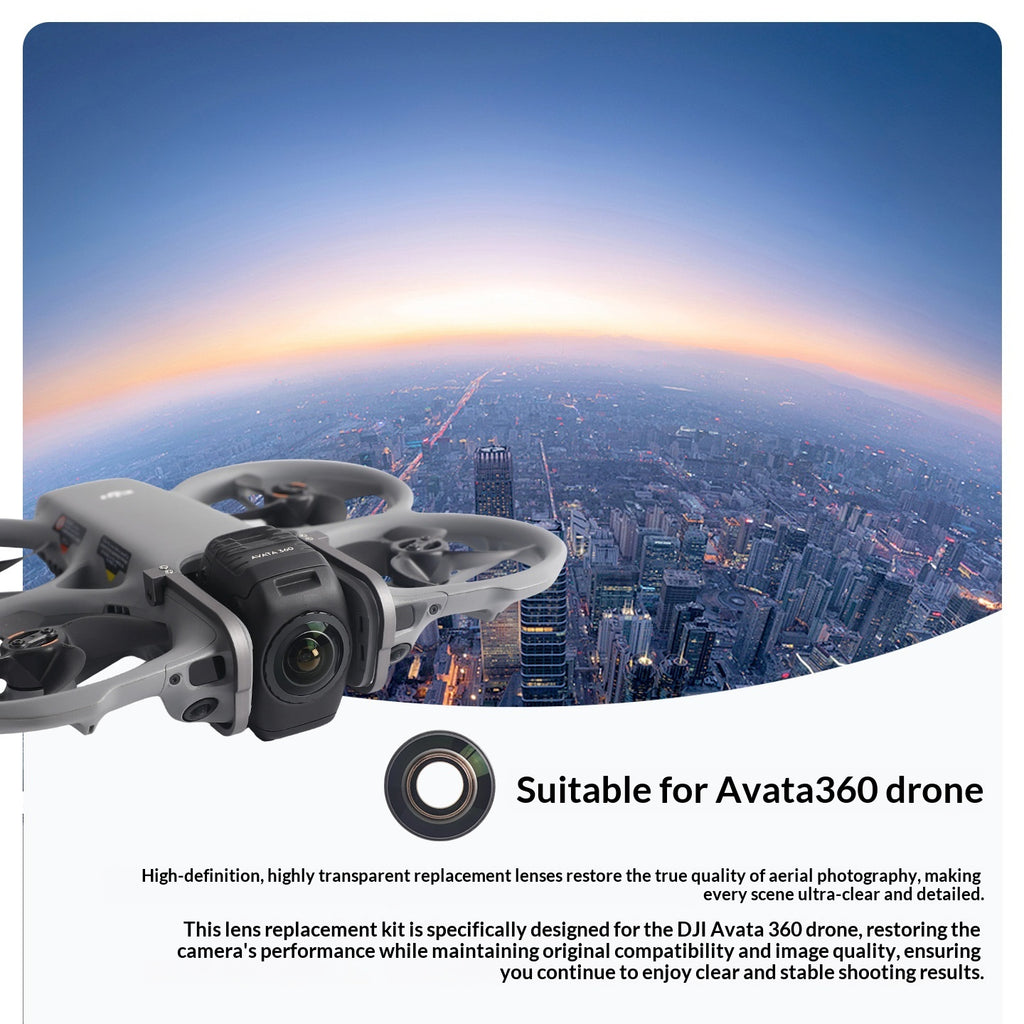 Schutzabdeckung für Avata360 Objektive