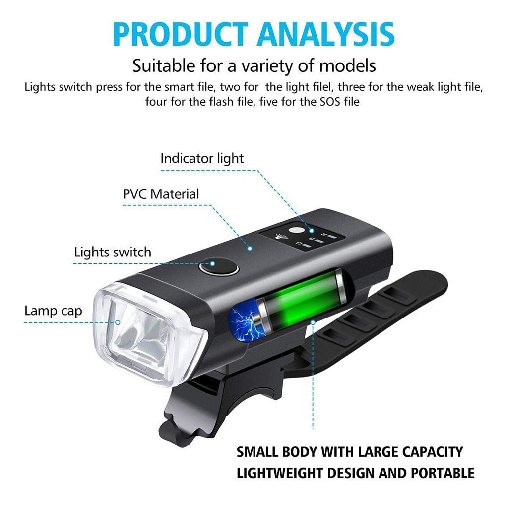 Smartes Velo-Frontlicht-Set mit Sensor