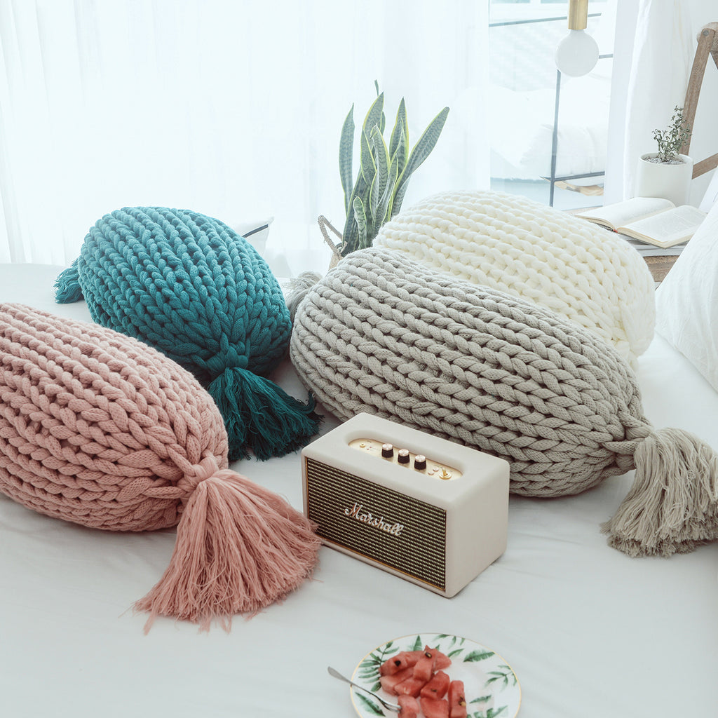 Handgemachtes Kissen aus Wolle | LuxeStyle