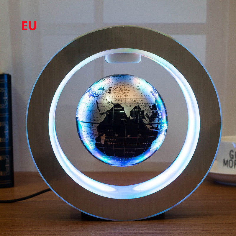 Schwebende LED-Weltkarte mit Magnetlevitation