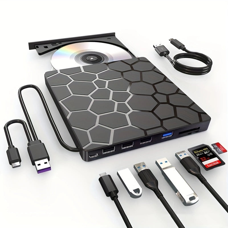 Externes Multifunktions-CD-Laufwerk