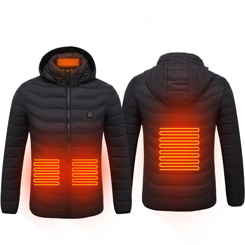 Heizjacke mit USB-Anschluss