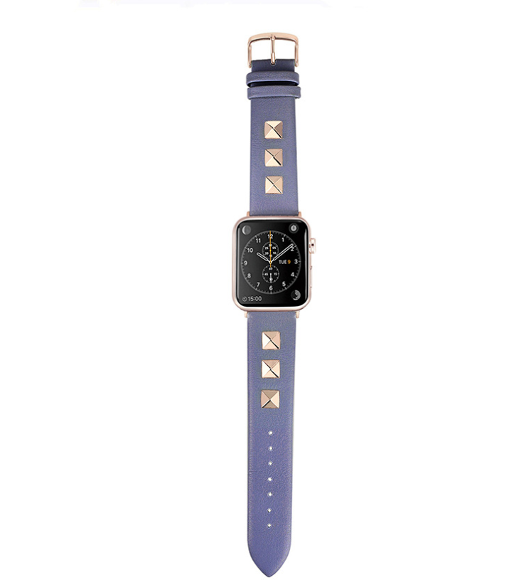 Lederarmband mit Nieten für Watch – Bild 8 | LuxeStyle