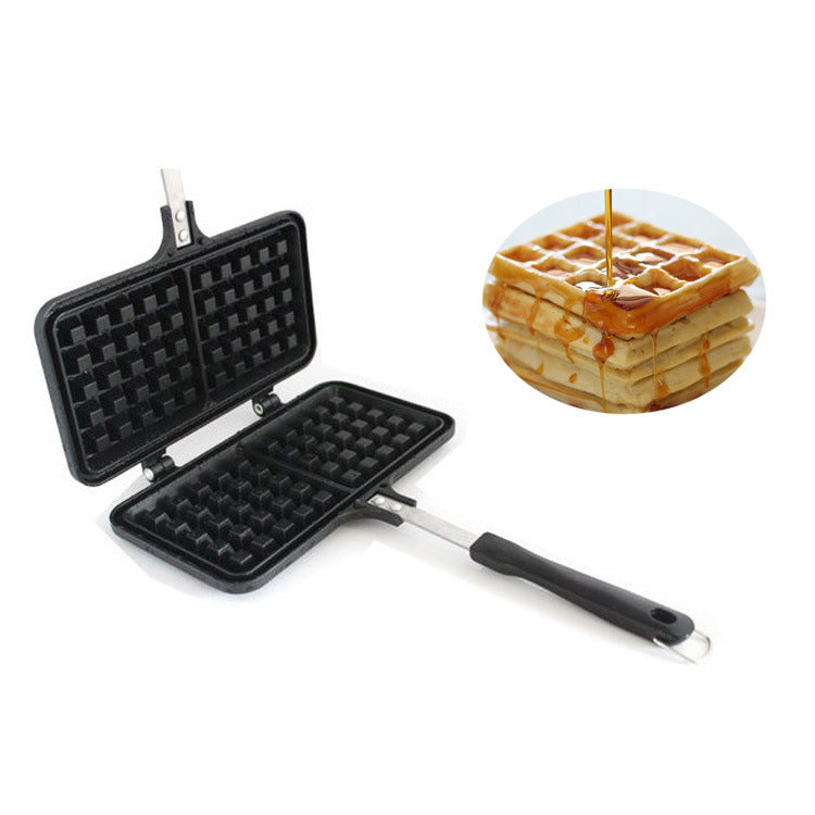 Schwarzer Waffel-Backform mit Antihaft – Bild 4 | LuxeStyle