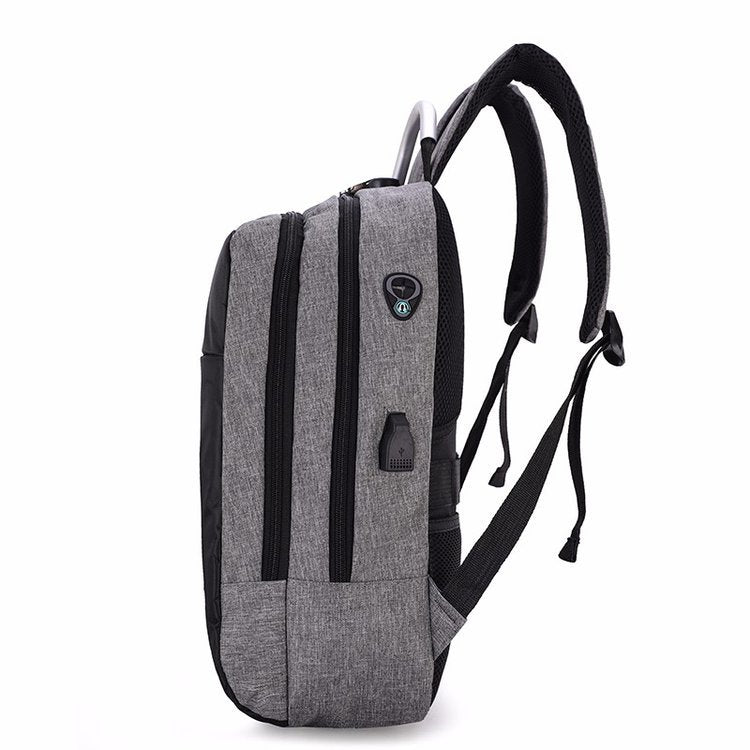 Anti-Diebstahl-Rucksack 20 L – Nylon, schlicht | LuxeStyle
