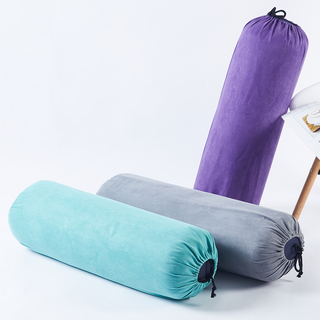 Yoga-Pilz mit Baumwoll- und Leinenbezug – Bild 4 | LuxeStyle