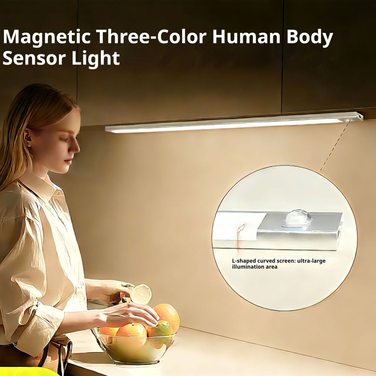 Magnetisches Schranklicht mit Bewegungssensor | LuxeStyle