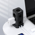 Steckdosen-Adapter, Schwarz