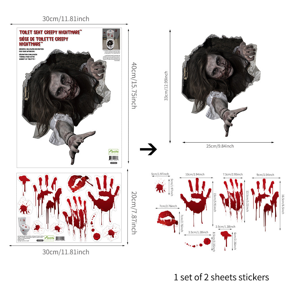 Halloween Aufkleber Set – 2 Stück – Bild 5 | LuxeStyle