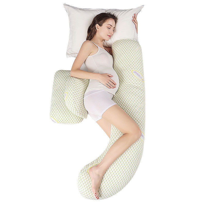 U-förmiges Bauchstützkissen für Seitenschläfer – Bild 8 | LuxeStyle