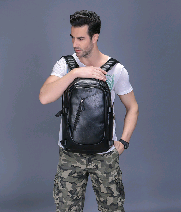 PU-Leder Rucksack mit Laptopfach 15,6 Zoll – Bild 6 | LuxeStyle