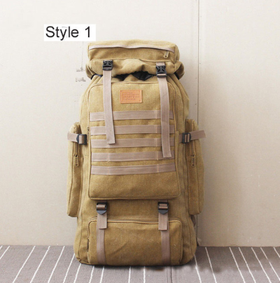 Grosses Canvas-Rucksack mit robustem Tragesystem – Bild 11 | LuxeStyle