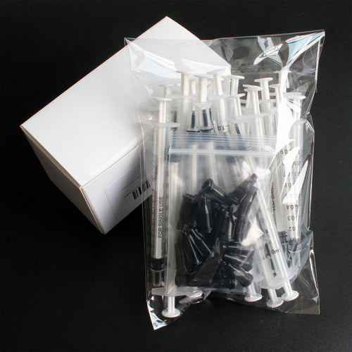 1ml Spritzen mit Kappen, 25er-Pack