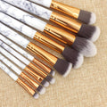 Marmorgriff Pinselset (10 Stück) – Bild 1 | LuxeStyle