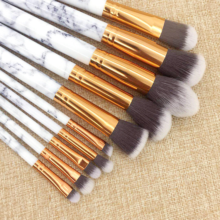 Marmorgriff Pinselset (10 Stück) – Bild 1 | LuxeStyle