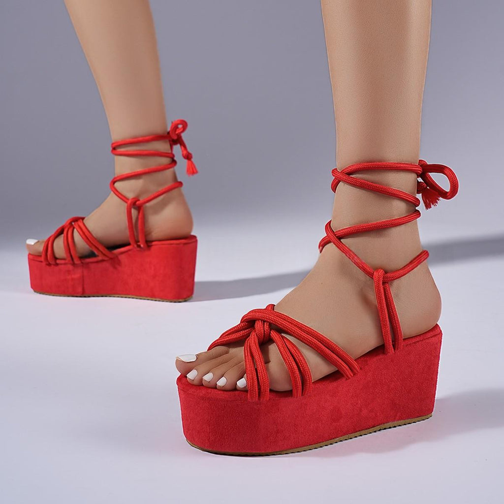 Fischmund Riemchen Keilsandalen – Bild 8 | LuxeStyle