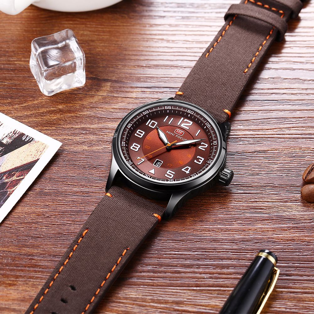 Herren-Quarzuhr mit Nylonarmband – Bild 2 | LuxeStyle