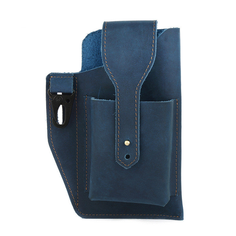 Vintage-Bauchtasche aus Rindsleder für Herren