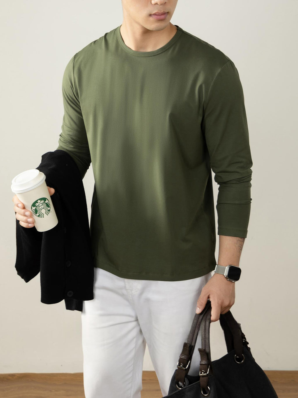 Langan Modal Langarmshirt für Herren