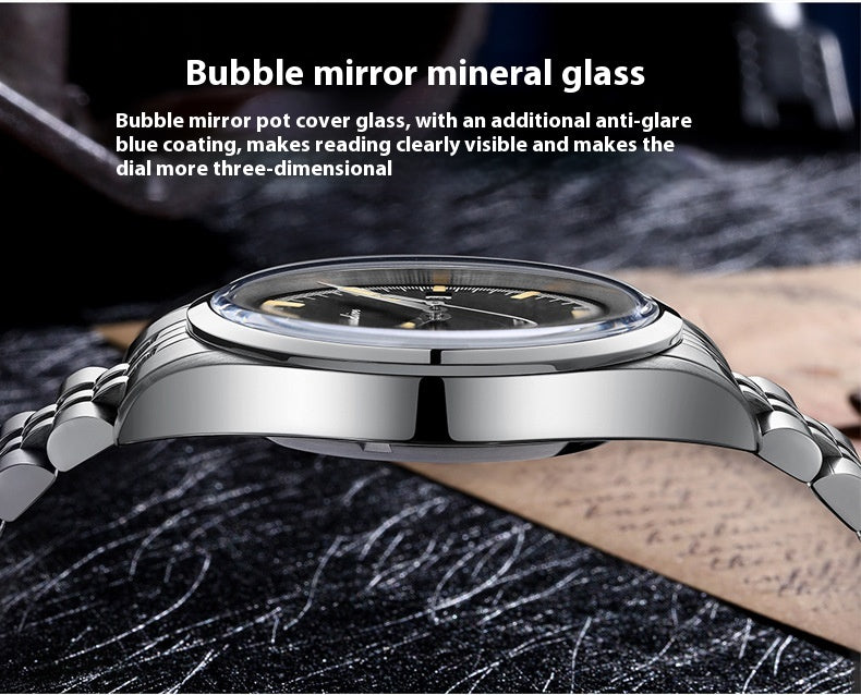 Automatische mechanische Armbanduhr aus 316L Edelstahl – Bild 4 | LuxeStyle