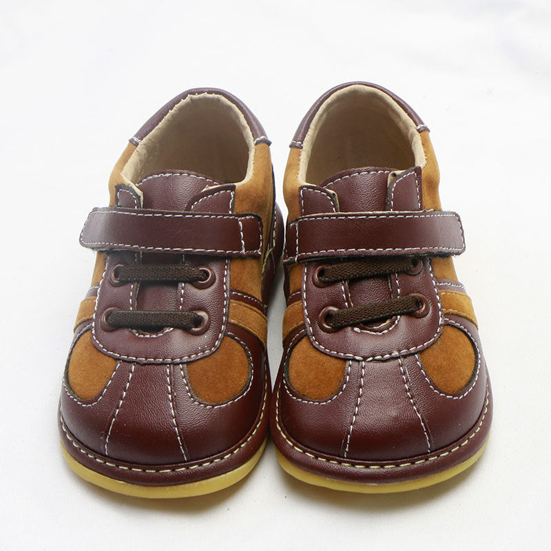 Baby Klett-Lederfinkli mit weicher Sohle – Bild 3 | LuxeStyle