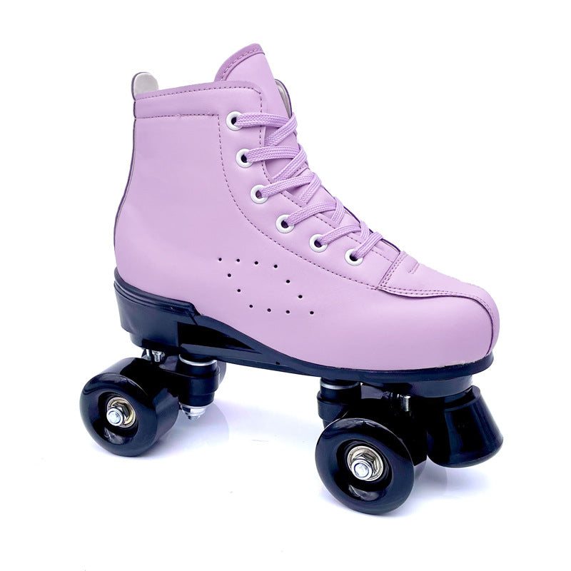 Doppelte Leder-Roller-Skates – Bild 4 | LuxeStyle