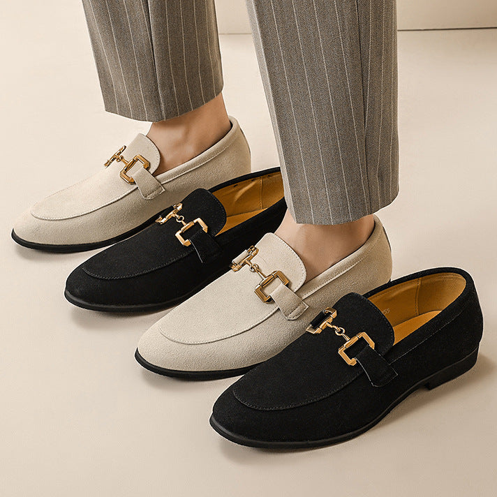 Britische Casual-Lederschuhe mit Metallschnalle – Bild 5 | LuxeStyle