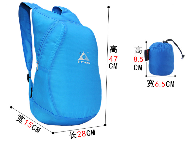 Faltbare Nylon-Rucksack, wasserdicht, ultraleicht | LuxeStyle