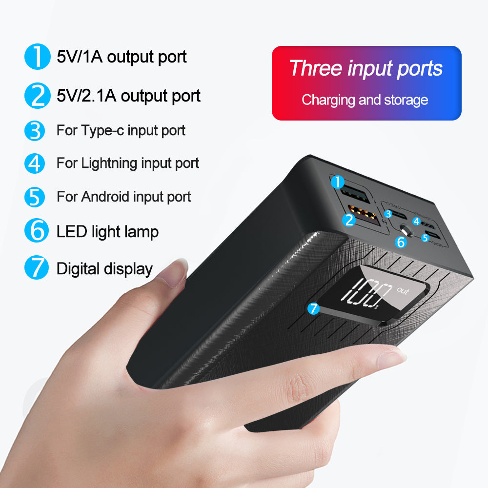 Powerbank 30000 mAh – Bild 5 | LuxeStyle