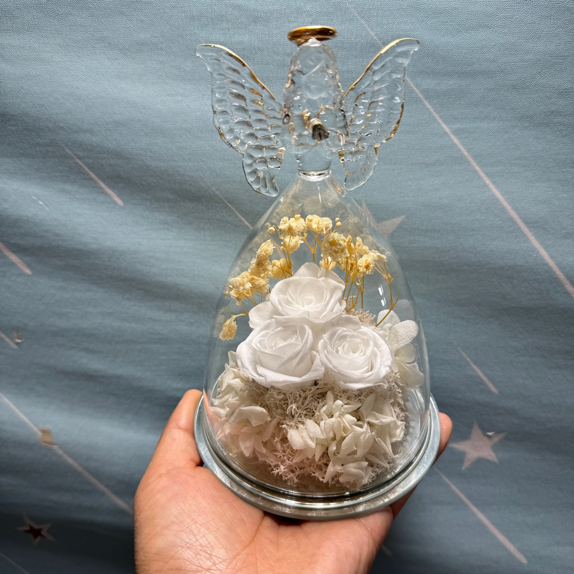 Rosenstrauss Engel-Geschenk (ewig haltbar)