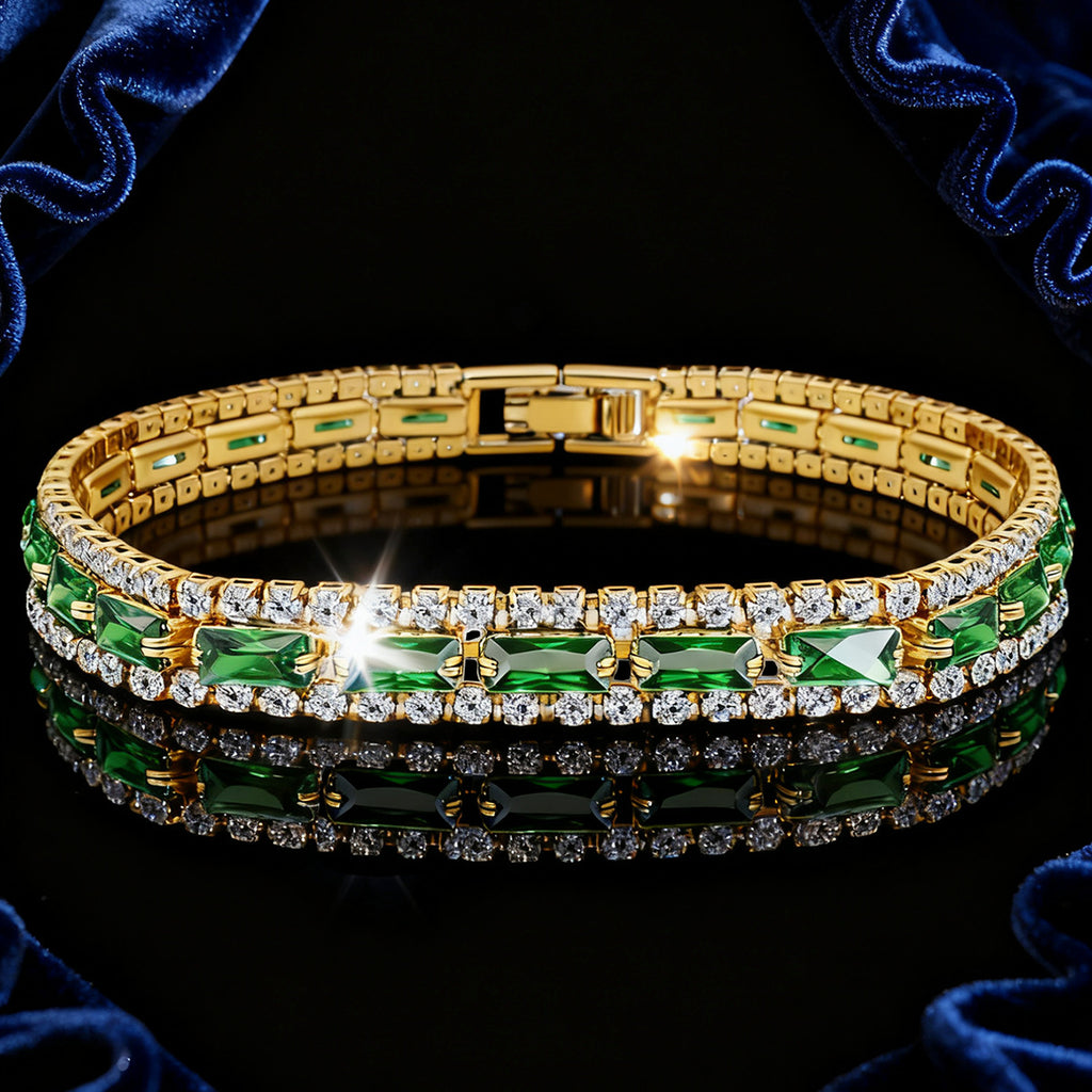 Unisex Armband mit Zirkonia-Kreisen – Bild 7 | LuxeStyle