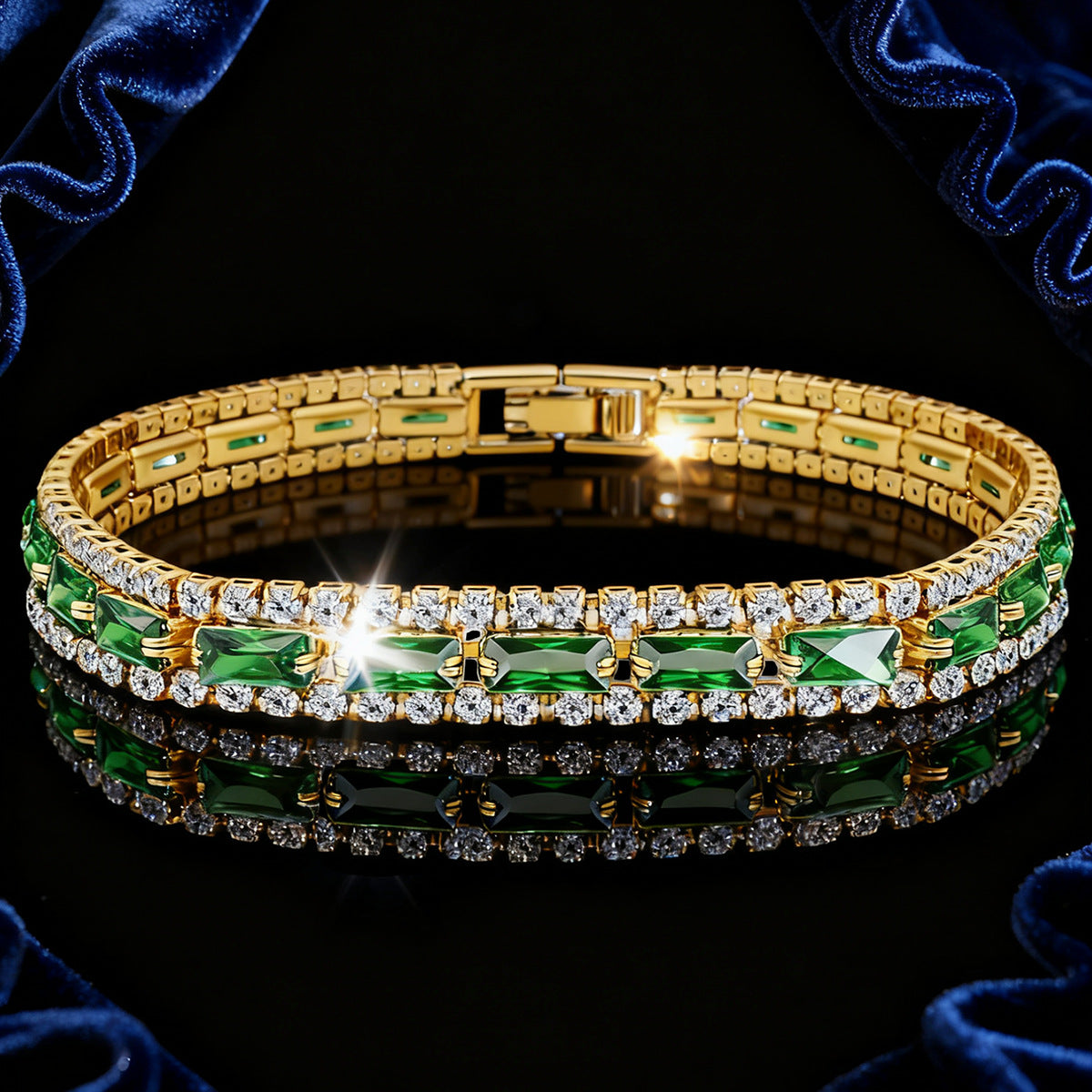 Unisex Armband mit Zirkonia-Kreisen – Bild 7 | LuxeStyle