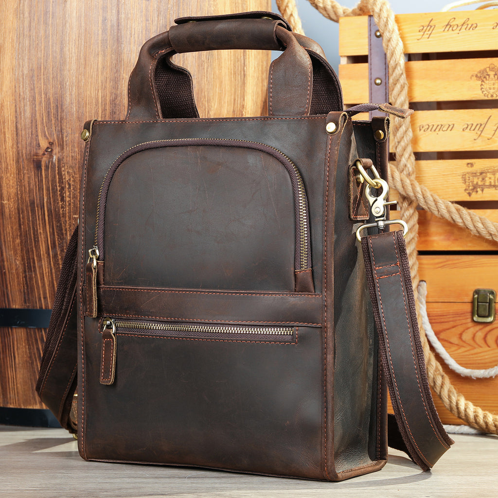 Lederrucksack «Crazy Horse»