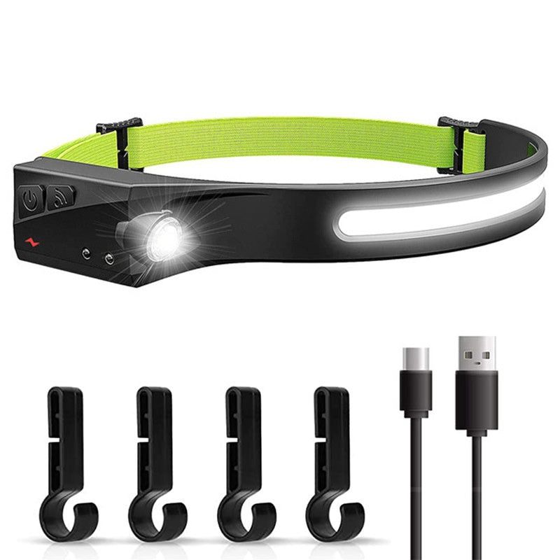 LED-Stirnlampe zum Laufen & Fischen