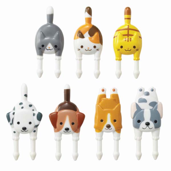 Mini-Fruchtgabeln für Kinder (Katzen & Hunde) – Bild 2 | LuxeStyle