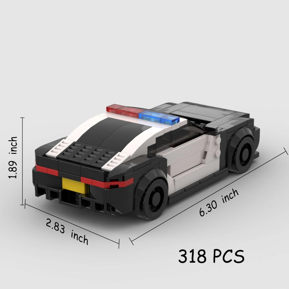 Bausteine-Set «Police Racer» – 318 Teile