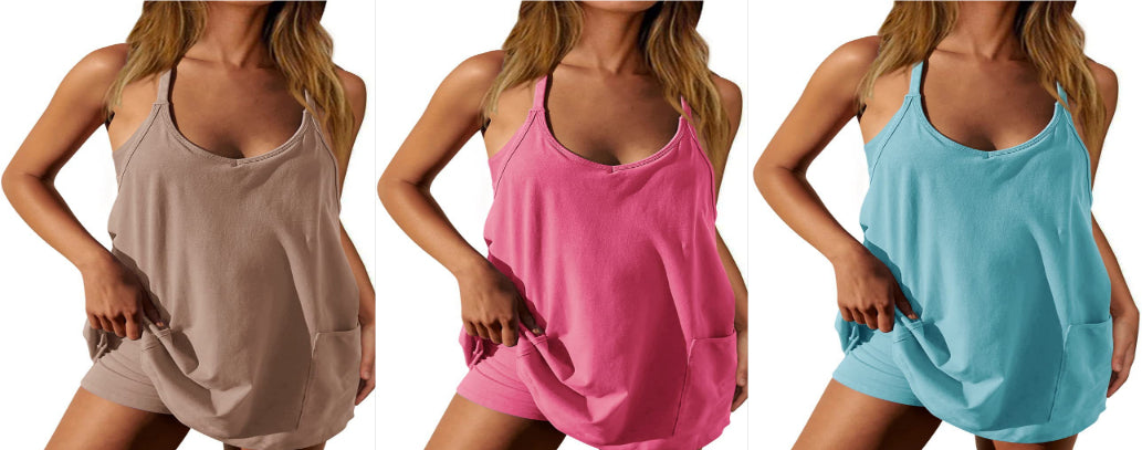 Damen-Set: Weste & Shorts mit Taschen – Bild 9 | LuxeStyle