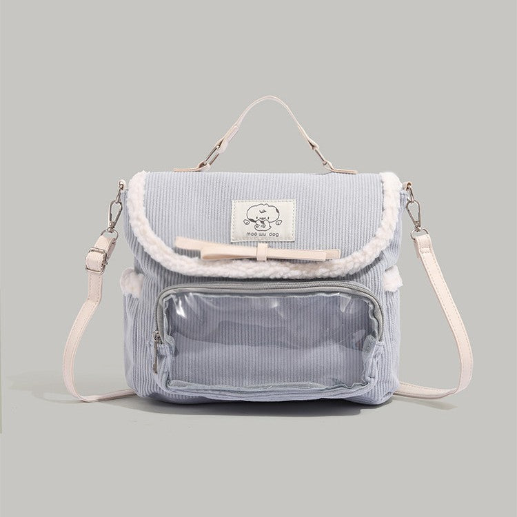 Corduroy-Rucksack für Frauen – Bild 5 | LuxeStyle