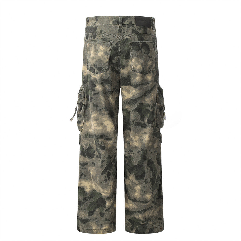 Camo-Pantalons mit mehreren Taschen