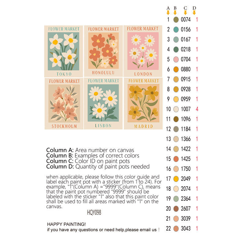 Mini Malset 15x20 gerahmt, 6-teilig – Bild 8 | LuxeStyle