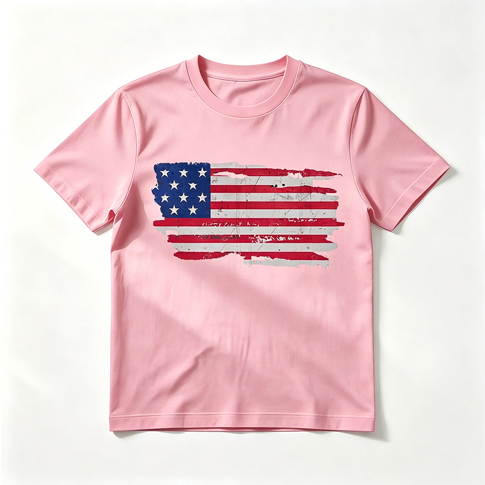 Flaggen-Muster T-Shirt