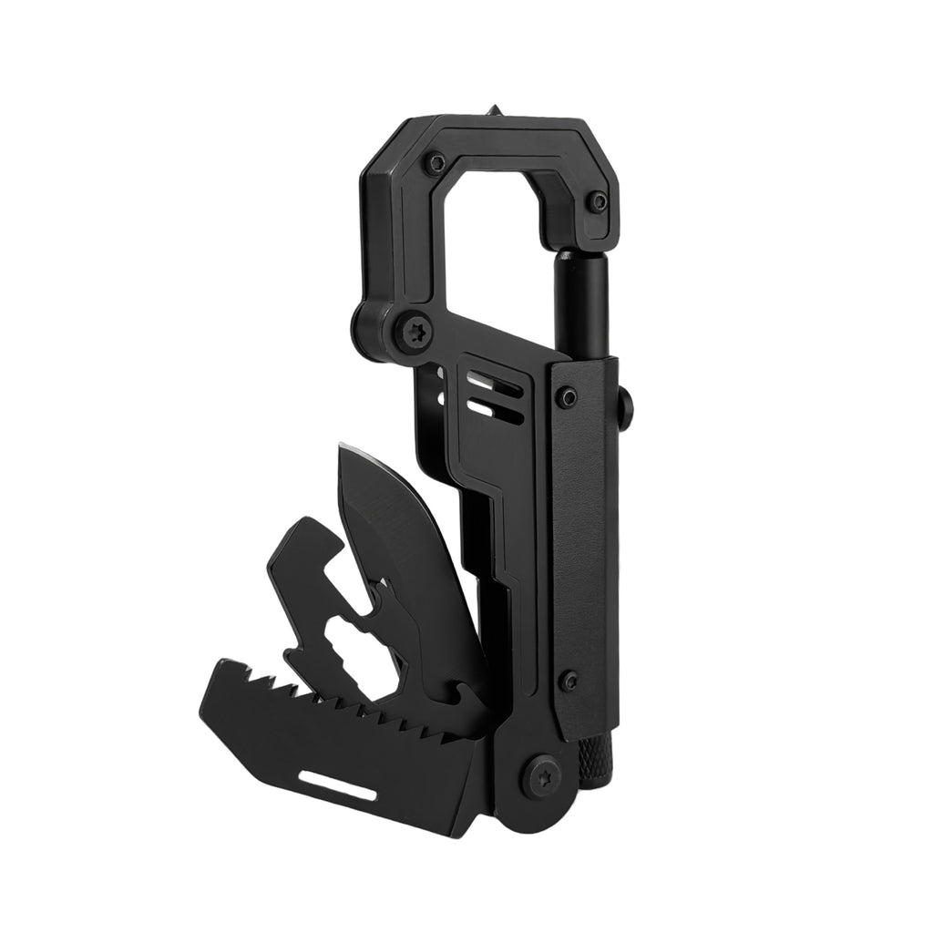 Multifunktionales Karabiner-Messer mit LED