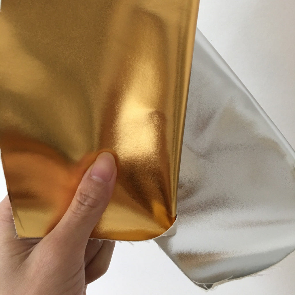 PU-Lederstoff Gold/Silber – Bild 5 | LuxeStyle