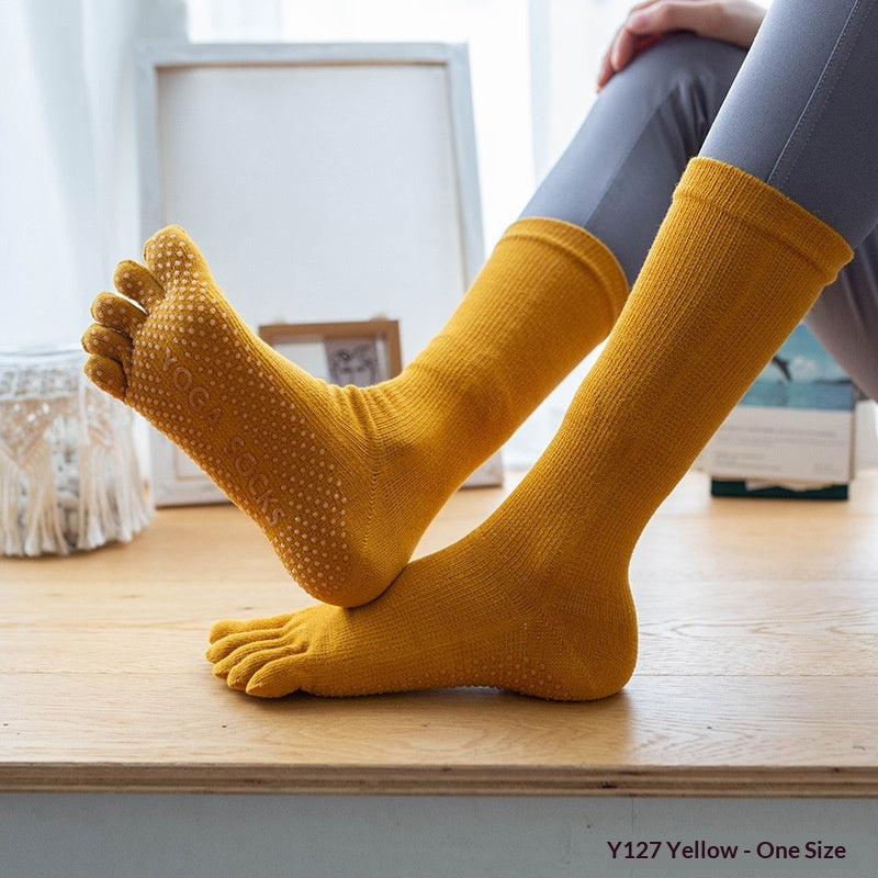 Mid-Calf Yoga Socken für Damen
