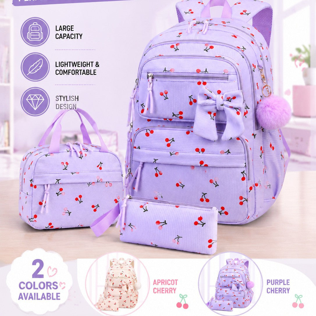 Corduroy-Rucksack-Set
